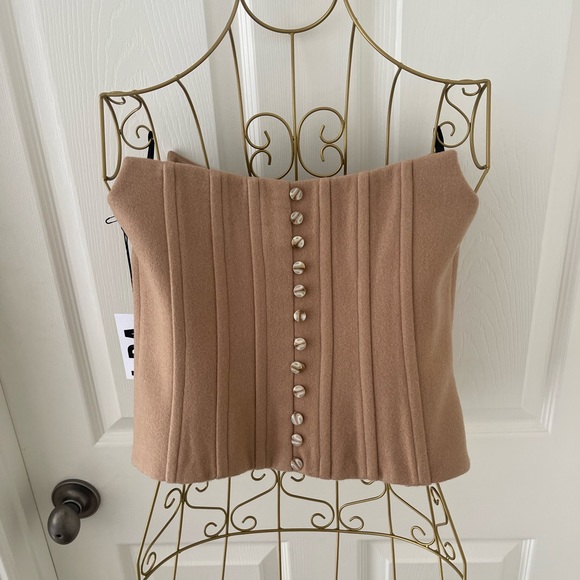 LPA Camel Corset Top - Picture 2 of 4